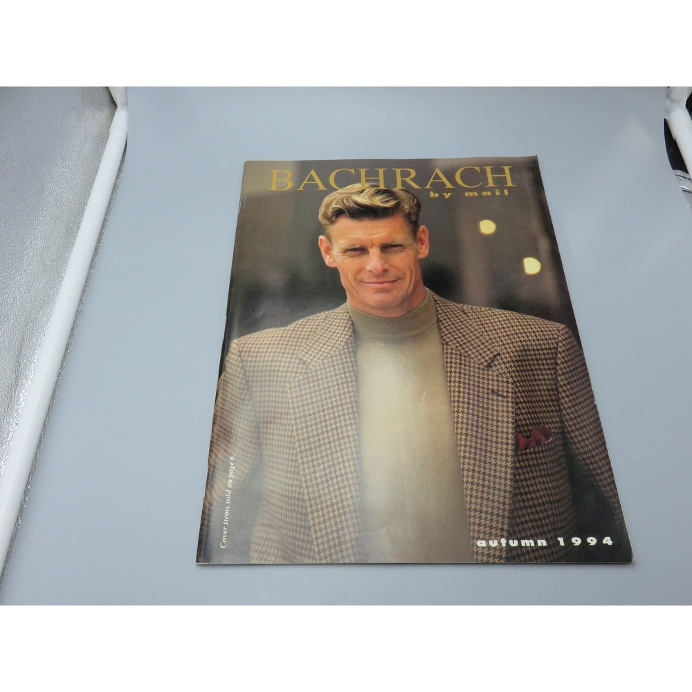 Vtg Bachrach Mail Autumn 1994 Mens Fashion Catalog 90s Menswear Beefcake Undies